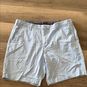 Nautica Men's Sky Blue Flat Front Shorts - classic fit size 38